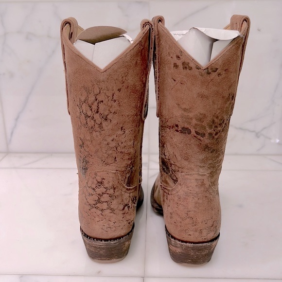 New Old Gringo Leopardito Leather Cowboy Boots 10” Size 6 - Picture 12 of 16